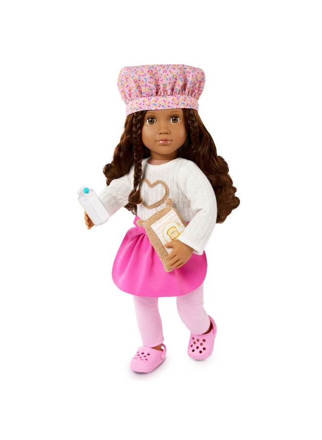 Paola Deluxe Baking Doll With Book Playset - 18-inch Ages 3+