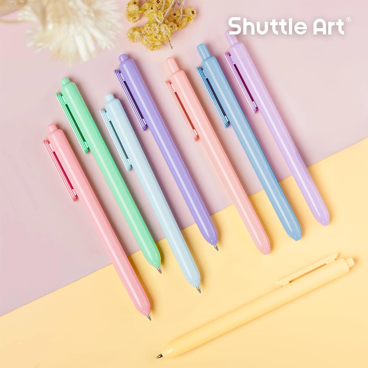 Retractable Gel Pens - 8.0 count 0.5mm