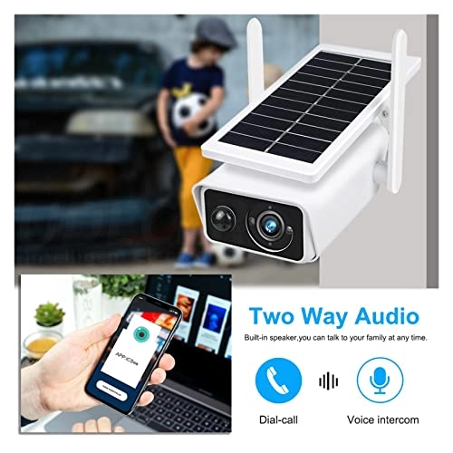 Outdoor Solar Security Camera 2K