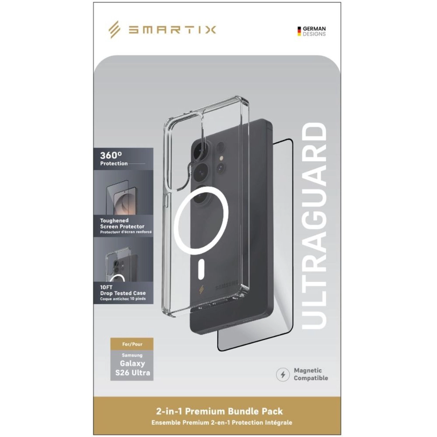 MagSafe Case with Screen Protector for Samsung Galaxy S26 Ultra