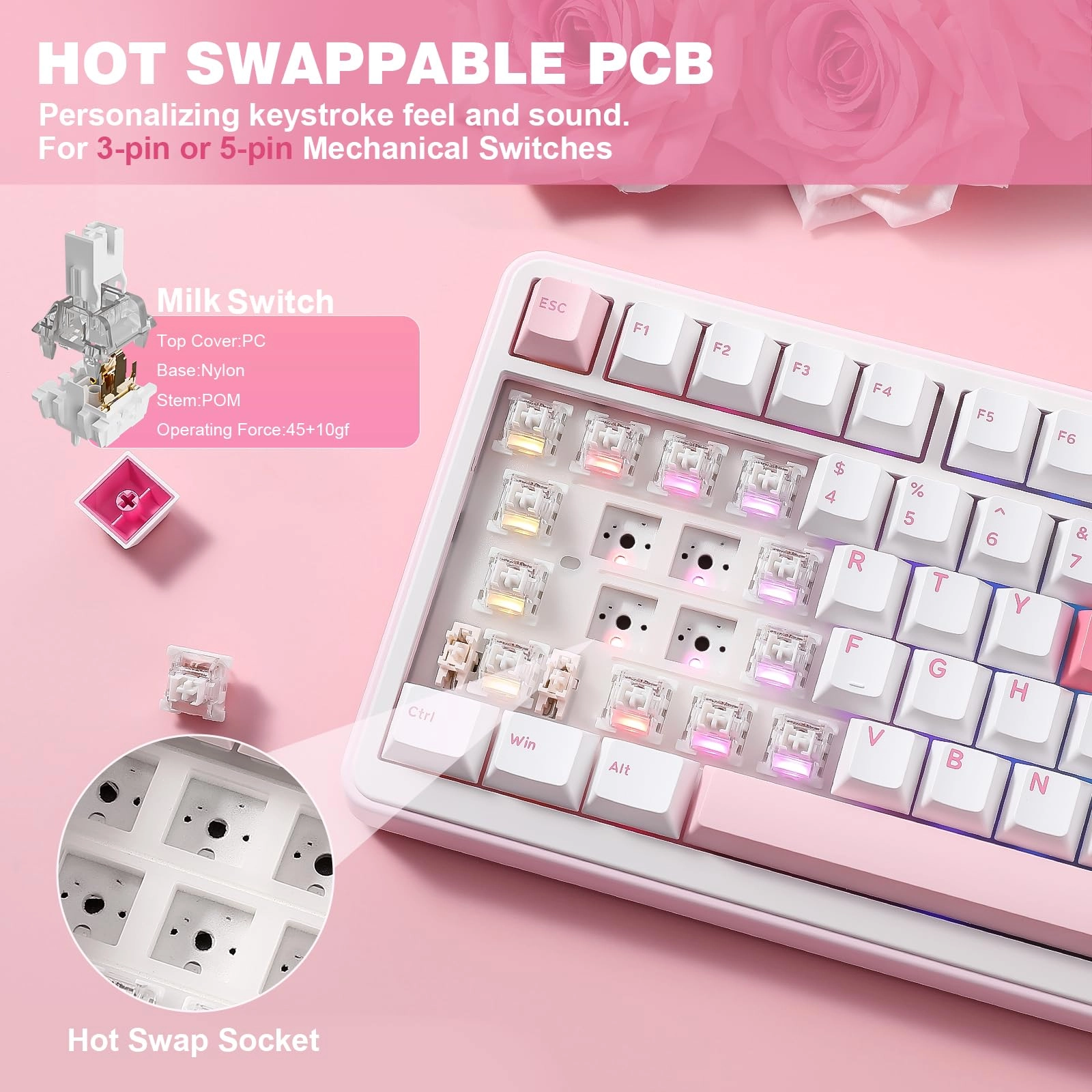 B75 PRO - 75% Wired/Wireless