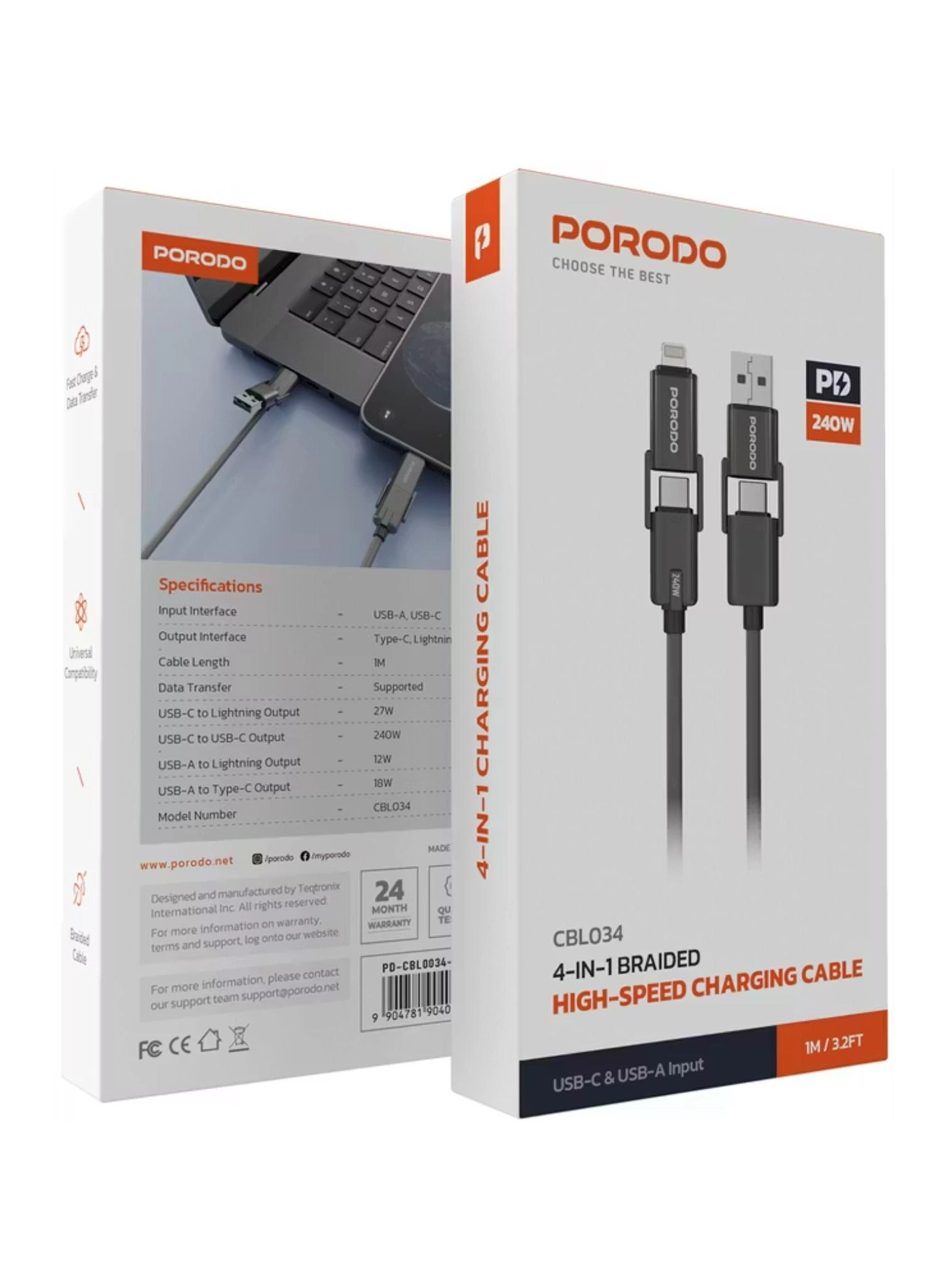 Powersync Cable 240W USB-C