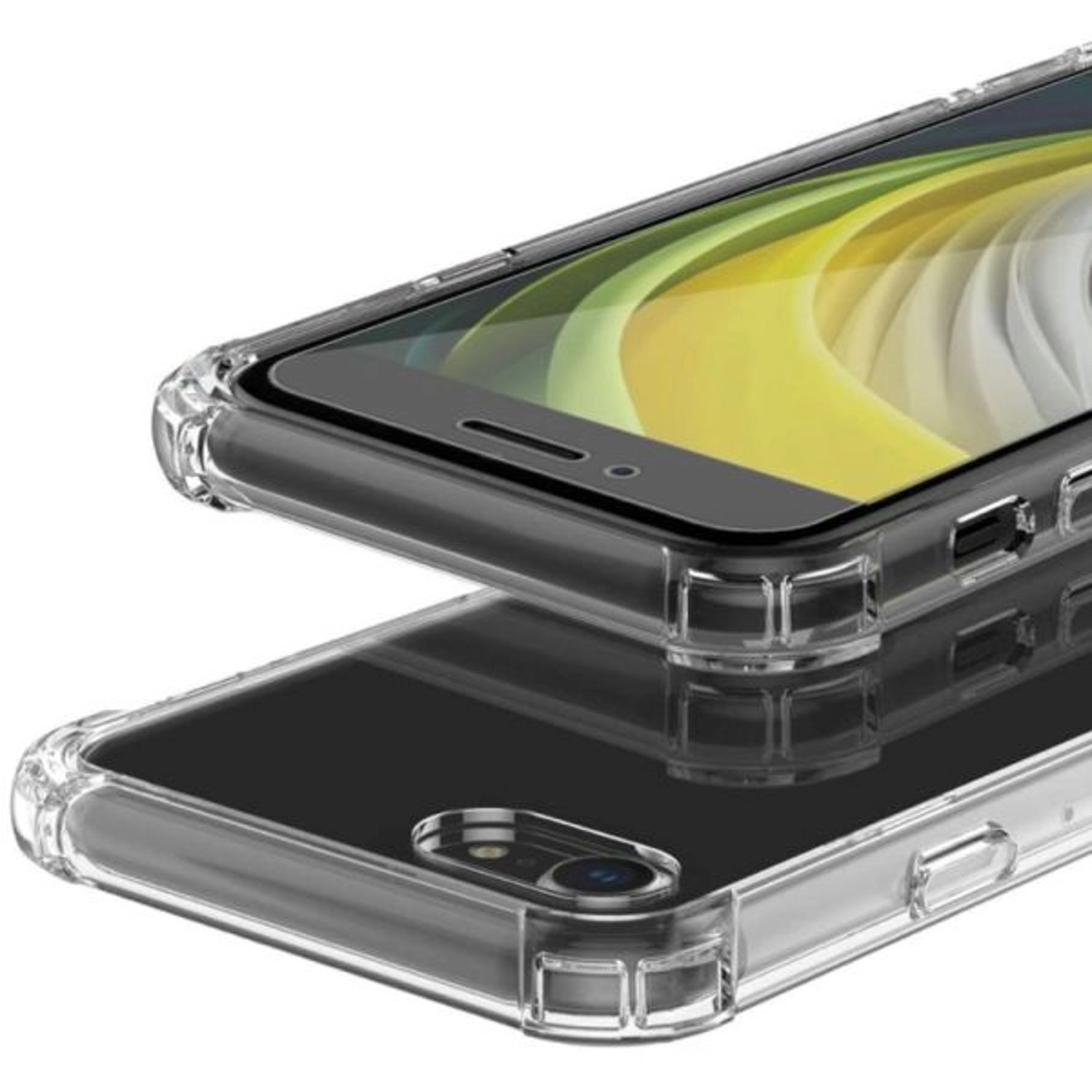 Clear Case With Screen Protector - Case & Screen Protector for iPhone SE