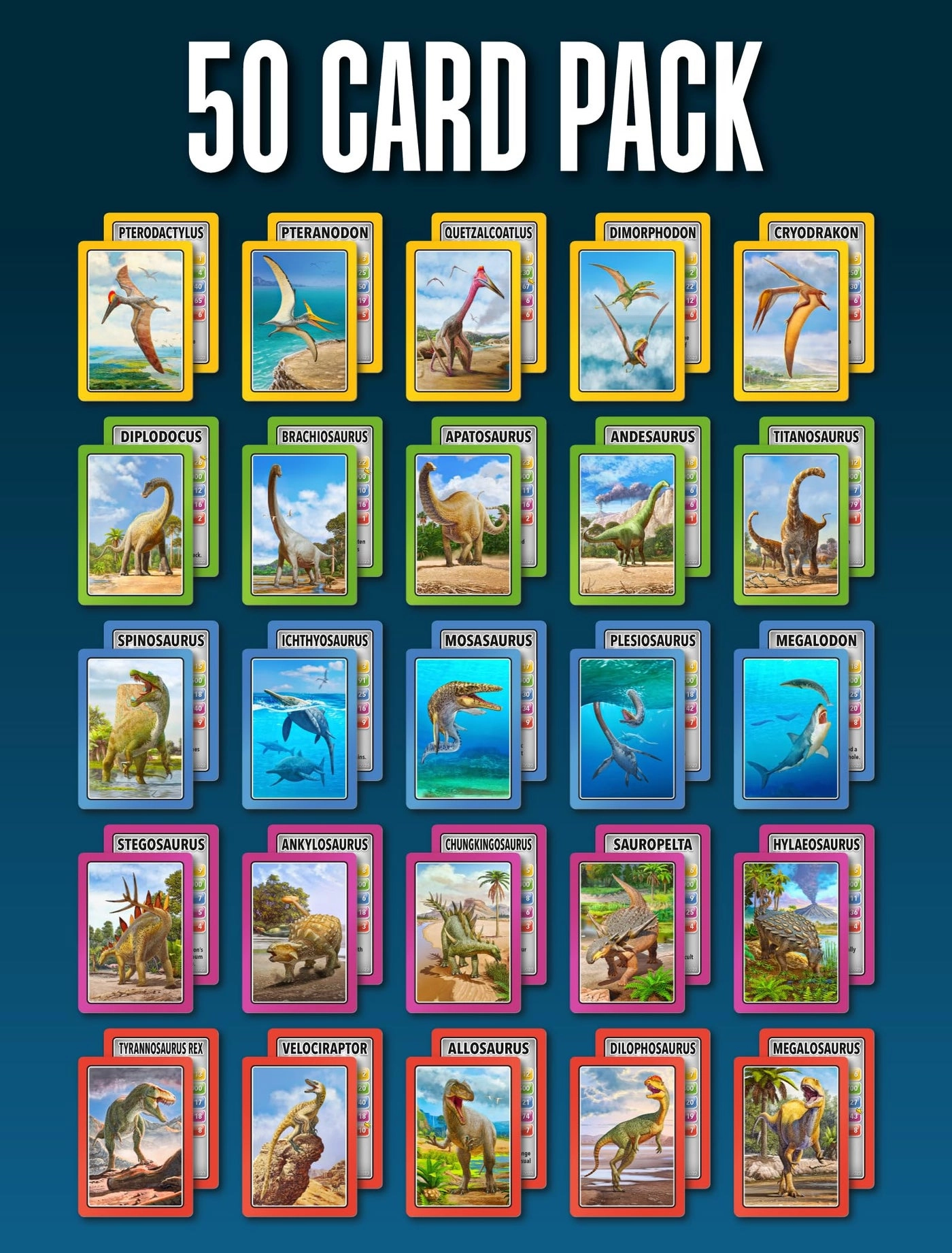 SMART CARDS DINOSAURS - Card Game