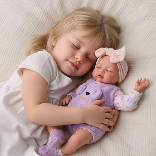 Reborn Baby Doll - 16 Inch Full Platinum Silicone Ages 3+