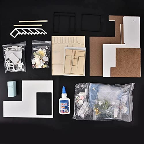 DIY Miniature House Kit - Wooden Assembling