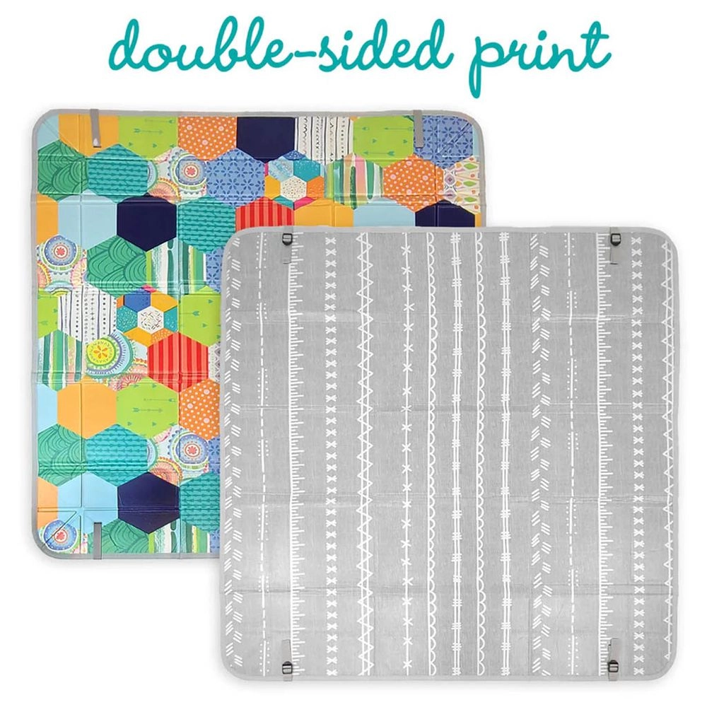 Foldable Soft Foam Mat - boho 0 Months