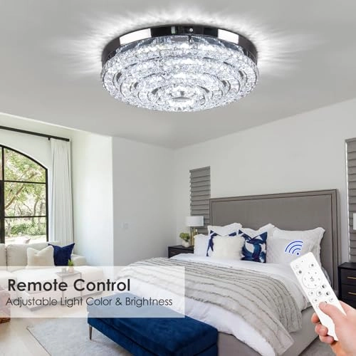 Crystal Chandelier - Dimmable