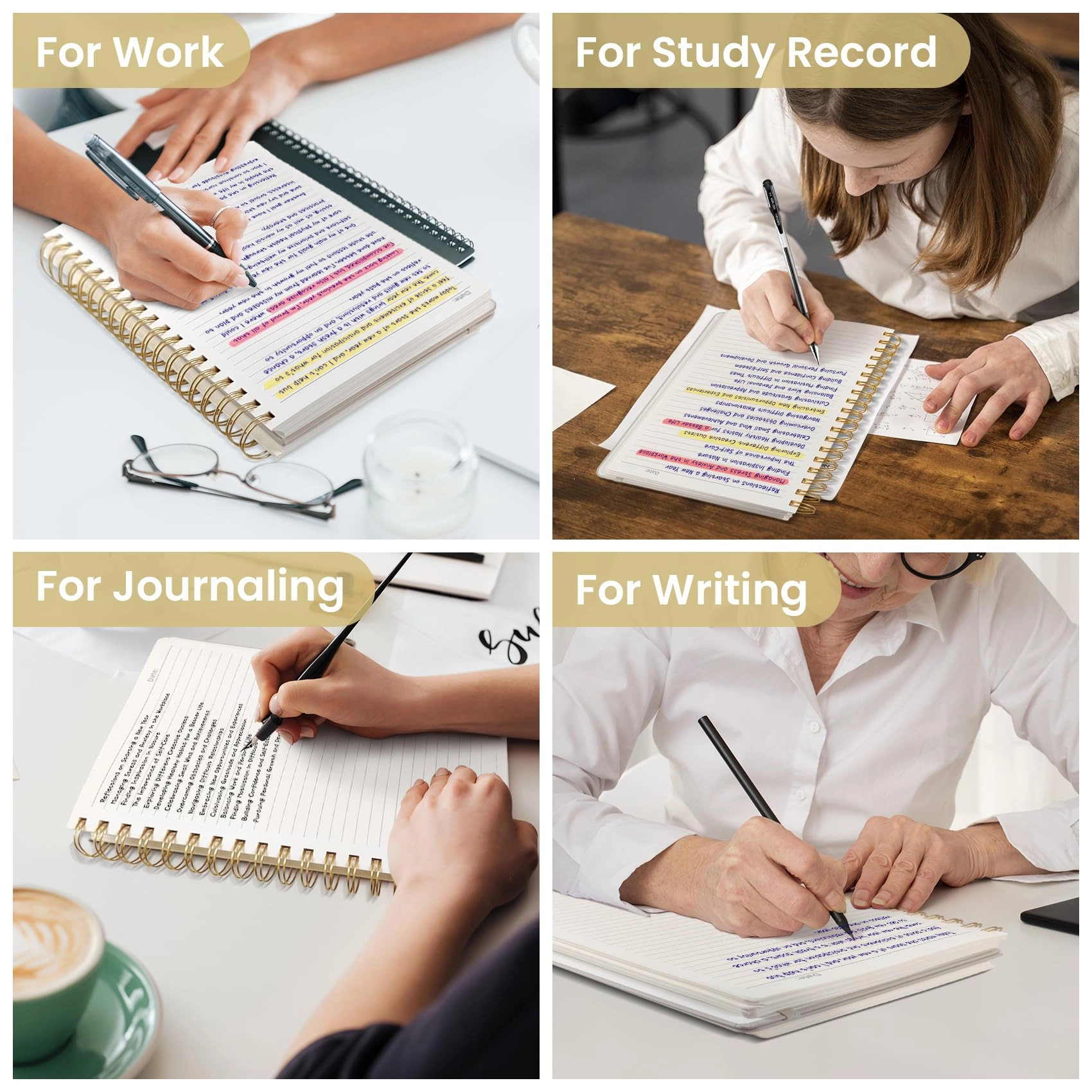 Spiral Notebook B5 Spiral - Lined 300 Pages