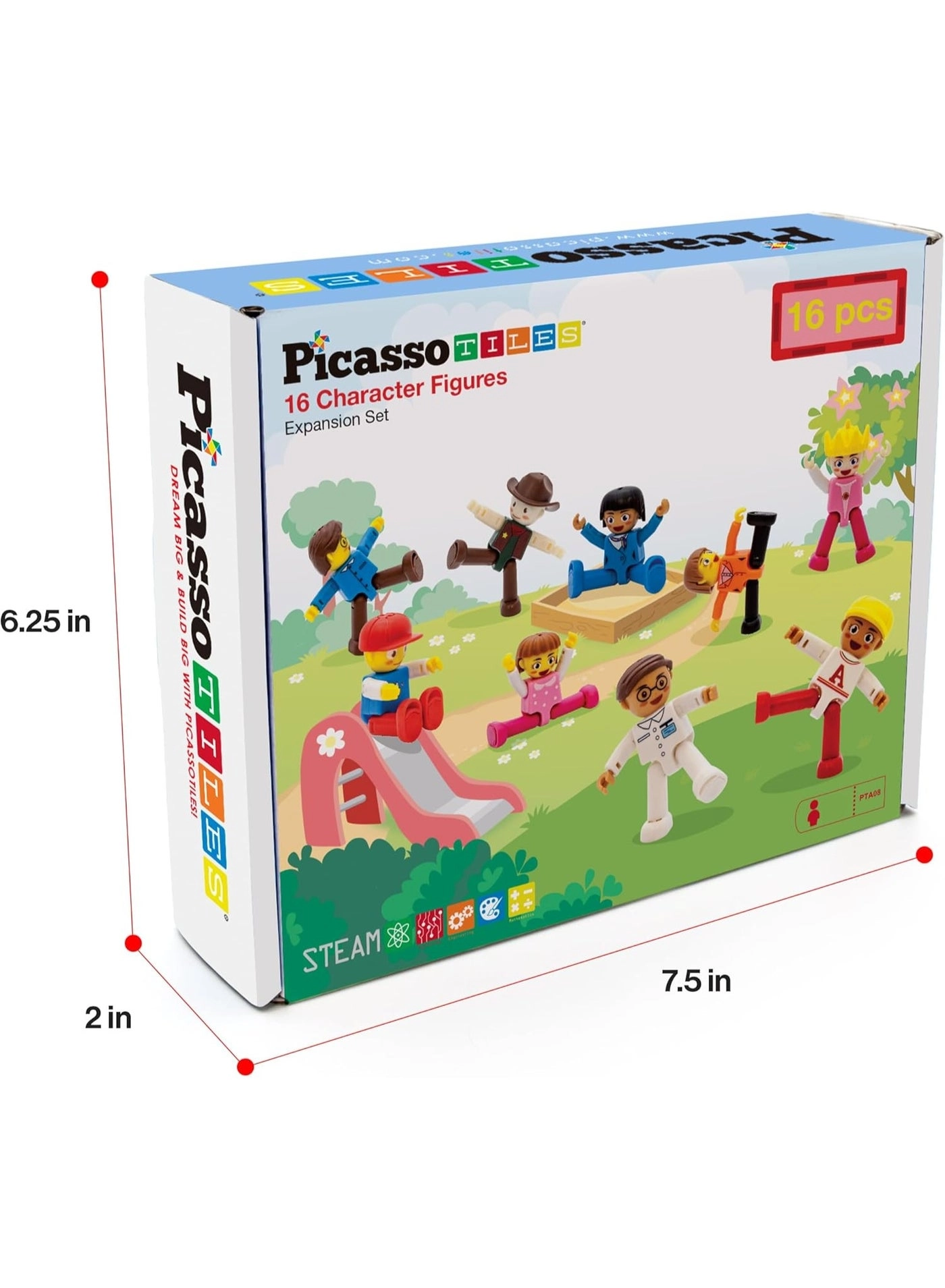 Character Action Figures - Multicolored 16pcs