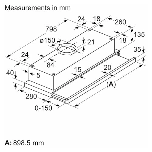 DFT93CA61B - 310 m3/h 90cm