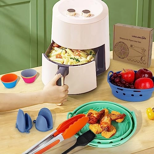 Silicone Air Fryer Liners - 2-Pack