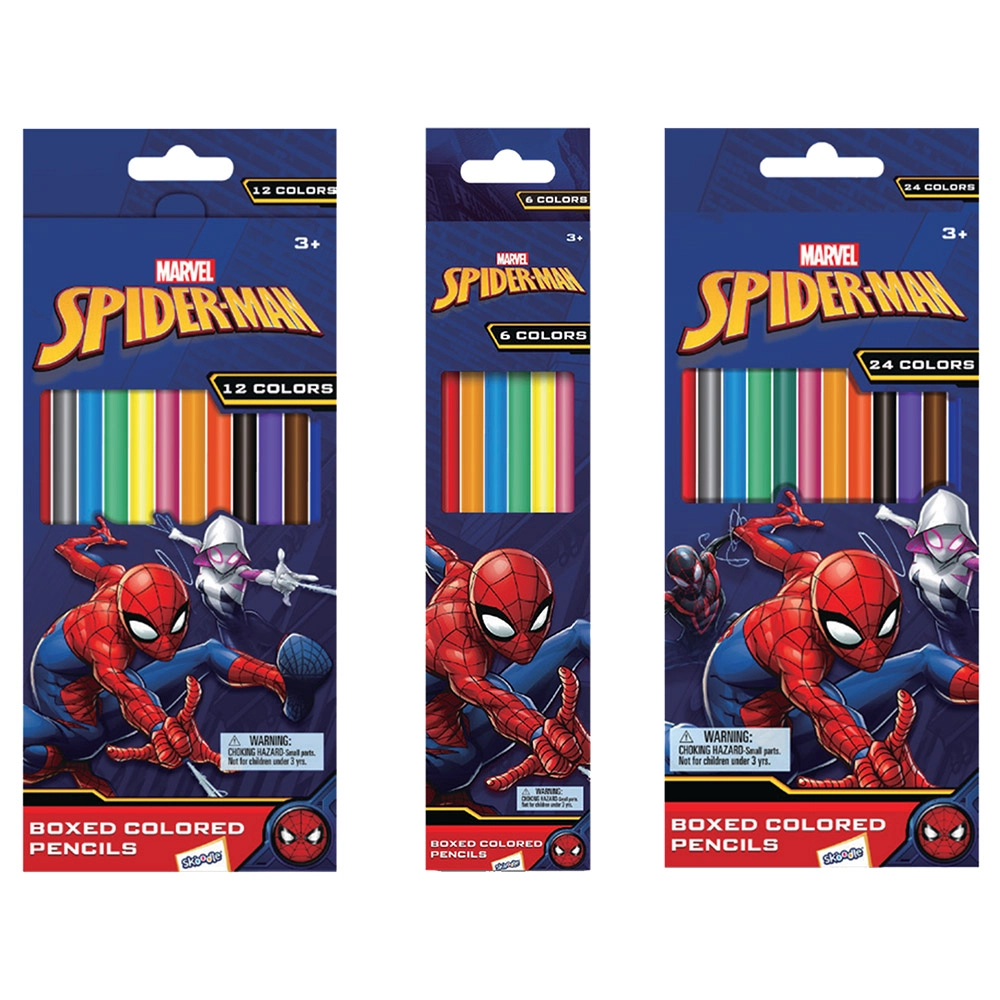 Spider-Man Colored Pencils - 24