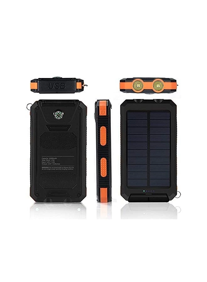 Strong Waterproof Solar Mobile Power Supply - 20000mAh
