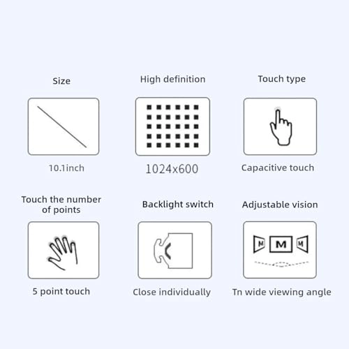 Touch Screen Display - 10.1 Inches