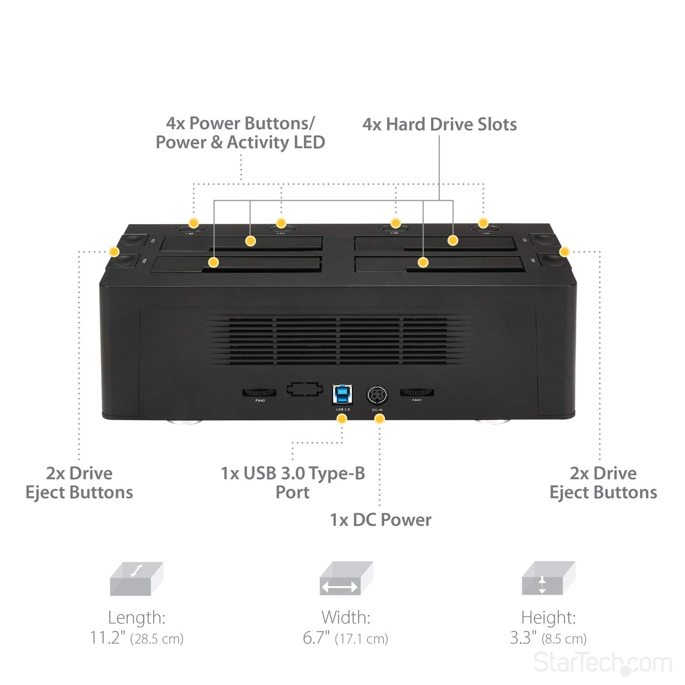 Hard Drive Docking Station - 4-Bay