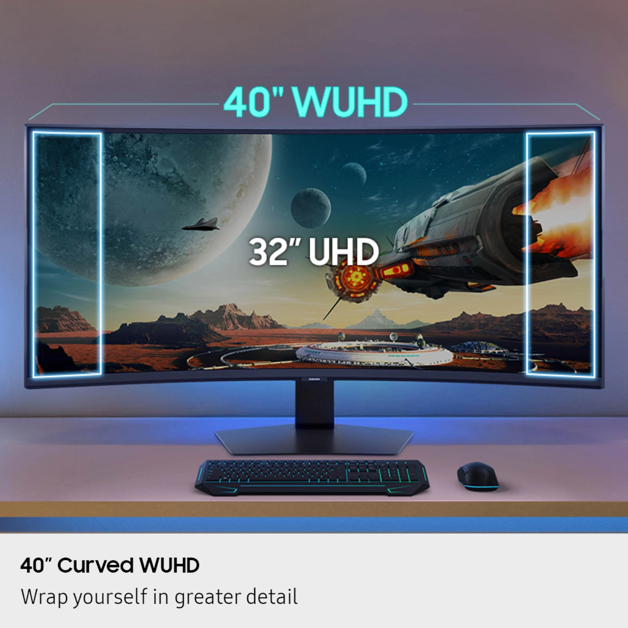 Odyssey G7 - LS40FG75DENXZA 40 Inches 5120 x 2160 Pixels