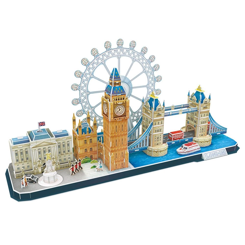 CubicFun City Line London 3D Puzzle (AL-MC253H) - 107 pcs