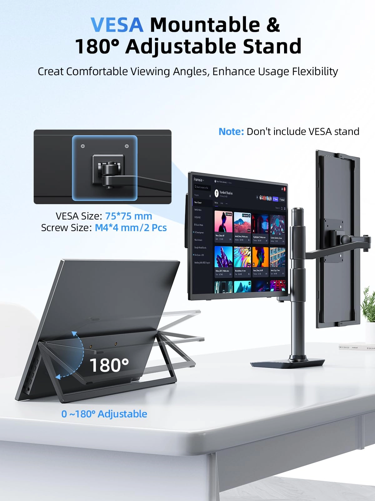 Portable Monitor Touchscreen - UPTJ14 15.6 Inch 1920x1080