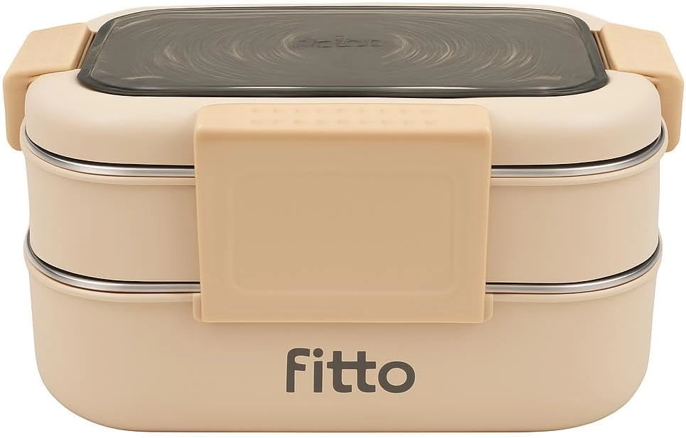 FITTO Insulated Stainless Steel Lunch Box - Assorted Colors