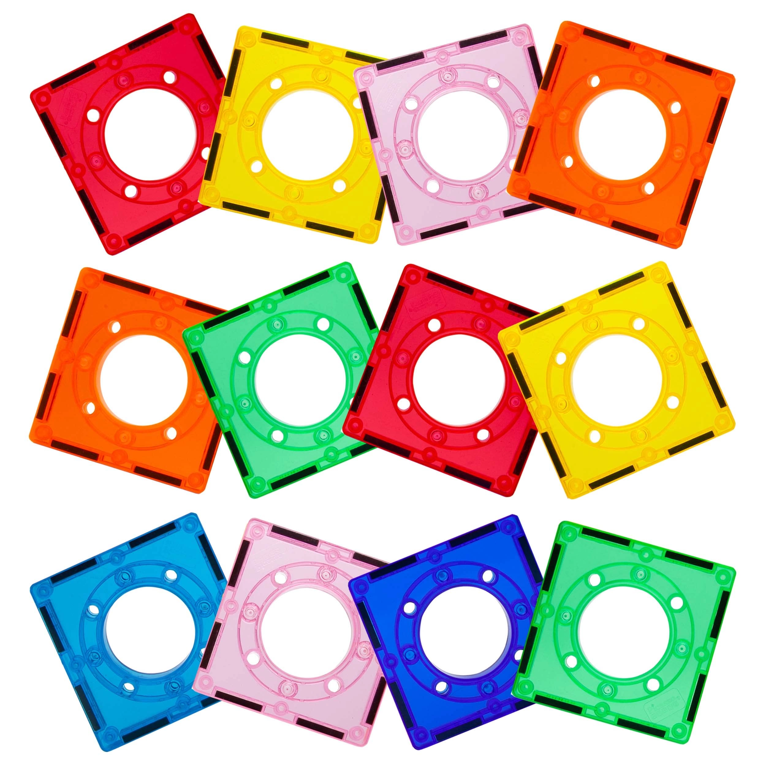 PicassoTiles Magnetic Tiles - 12 pcs