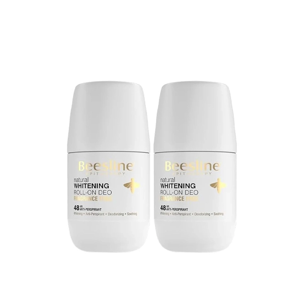 Beesline Whitening Roll-On Deodorant Instant White - 50 ml x 2 (1+1 offer)