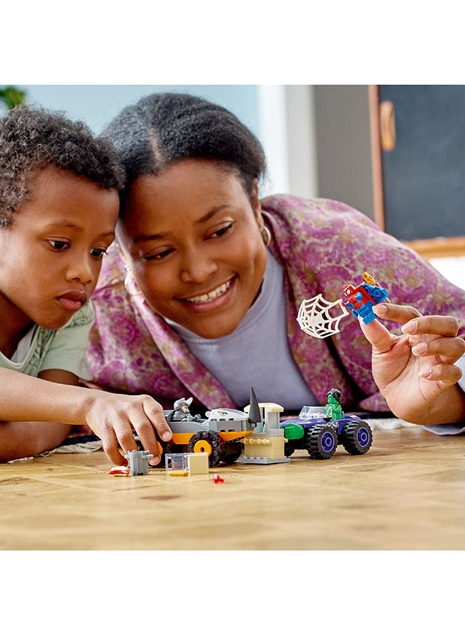 Marvel Hulk vs. Rhino Truck Showdown (10782) - Spidey And His Amazing Friends Series