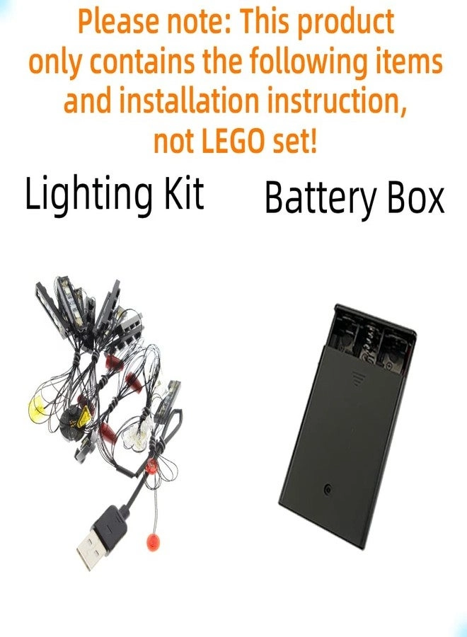 LED Light Kit - Compatible with Lego 1989 Batwing (76161)