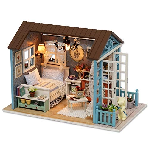 DIY Miniature House Kit - Wooden Assembling