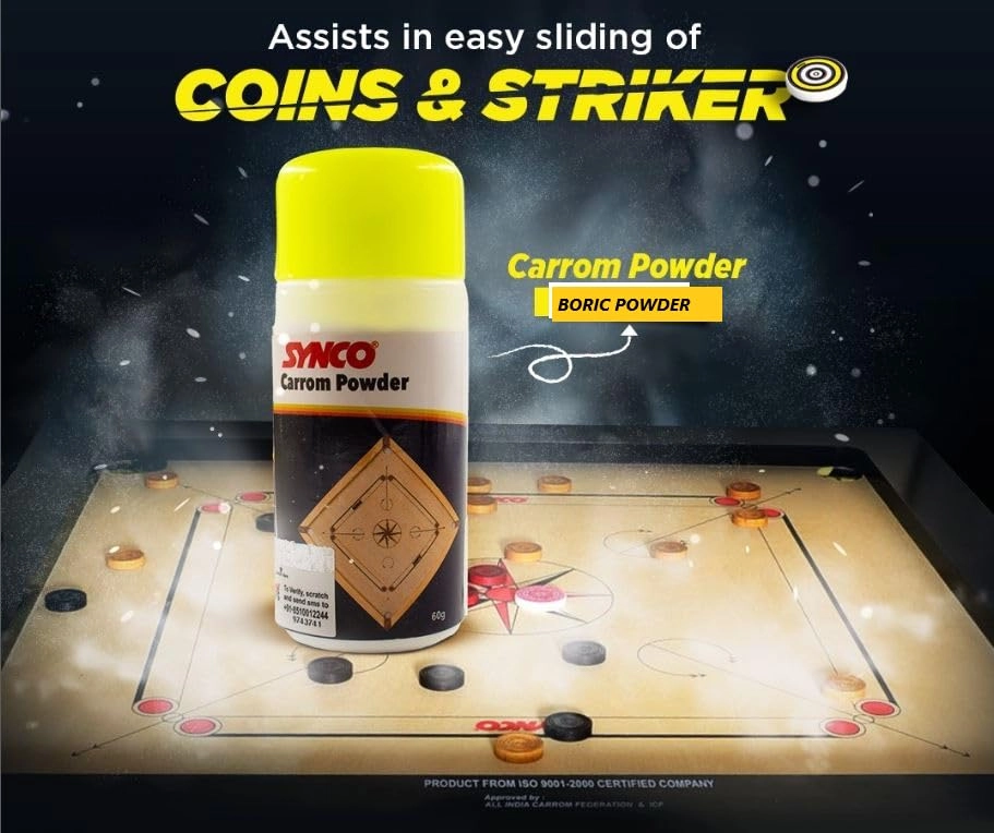 Carrom Board Powder - Set of 2 60gram Each