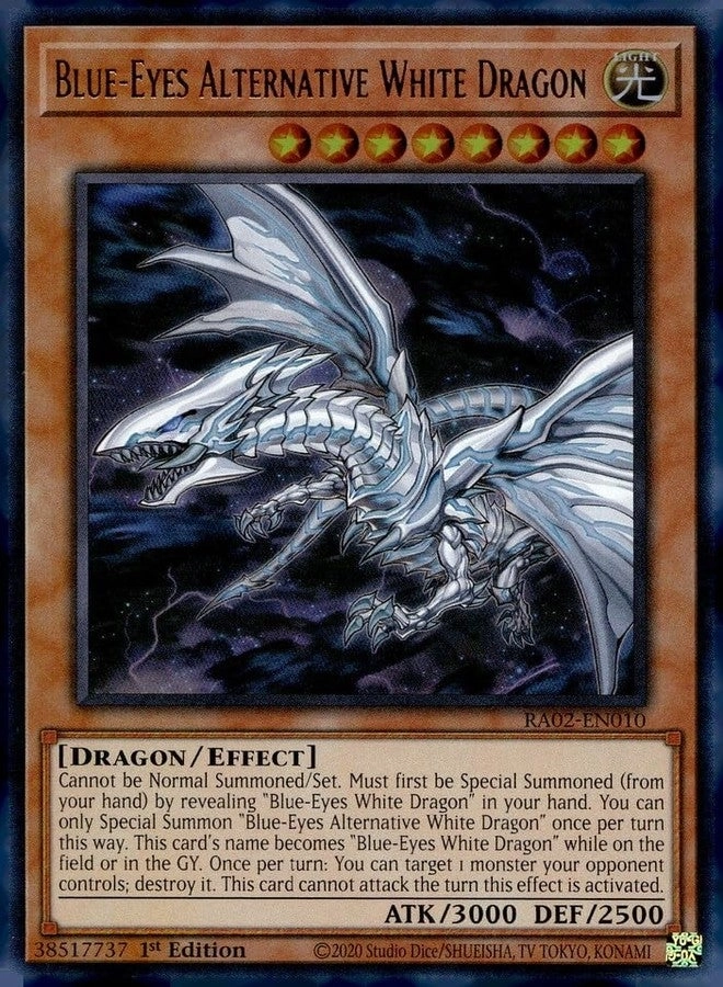 Yu-Gi-Oh! Blue-Eyes Alternative White Dragon RA02-EN010