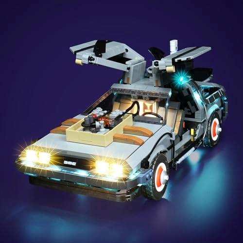 Brickshining LED Lighting Compatible with Lego Back to The Future Time Machine 10300