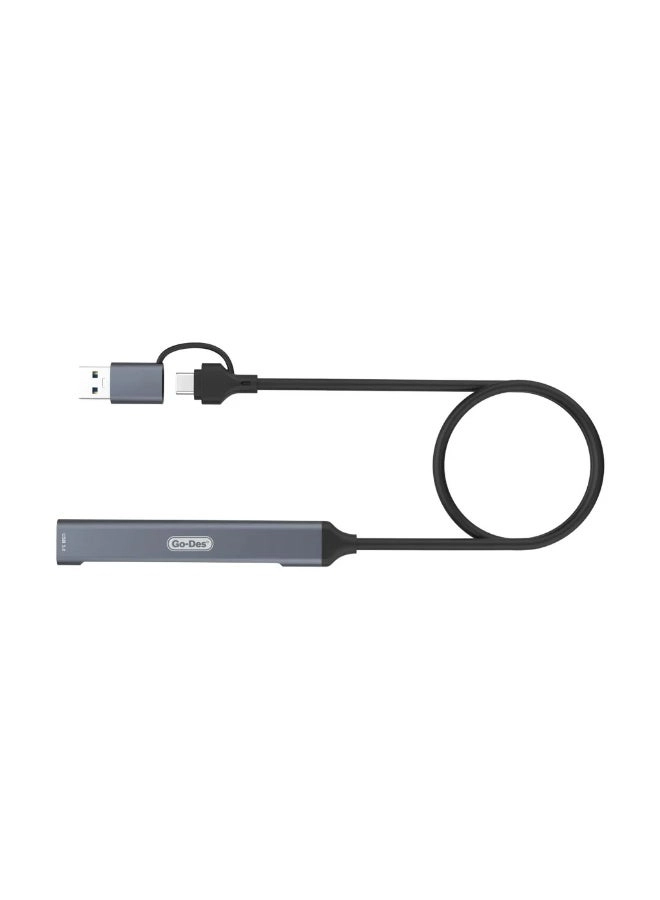 7-in-2 USB Hub - USB 3.0 5Gbps Type-C