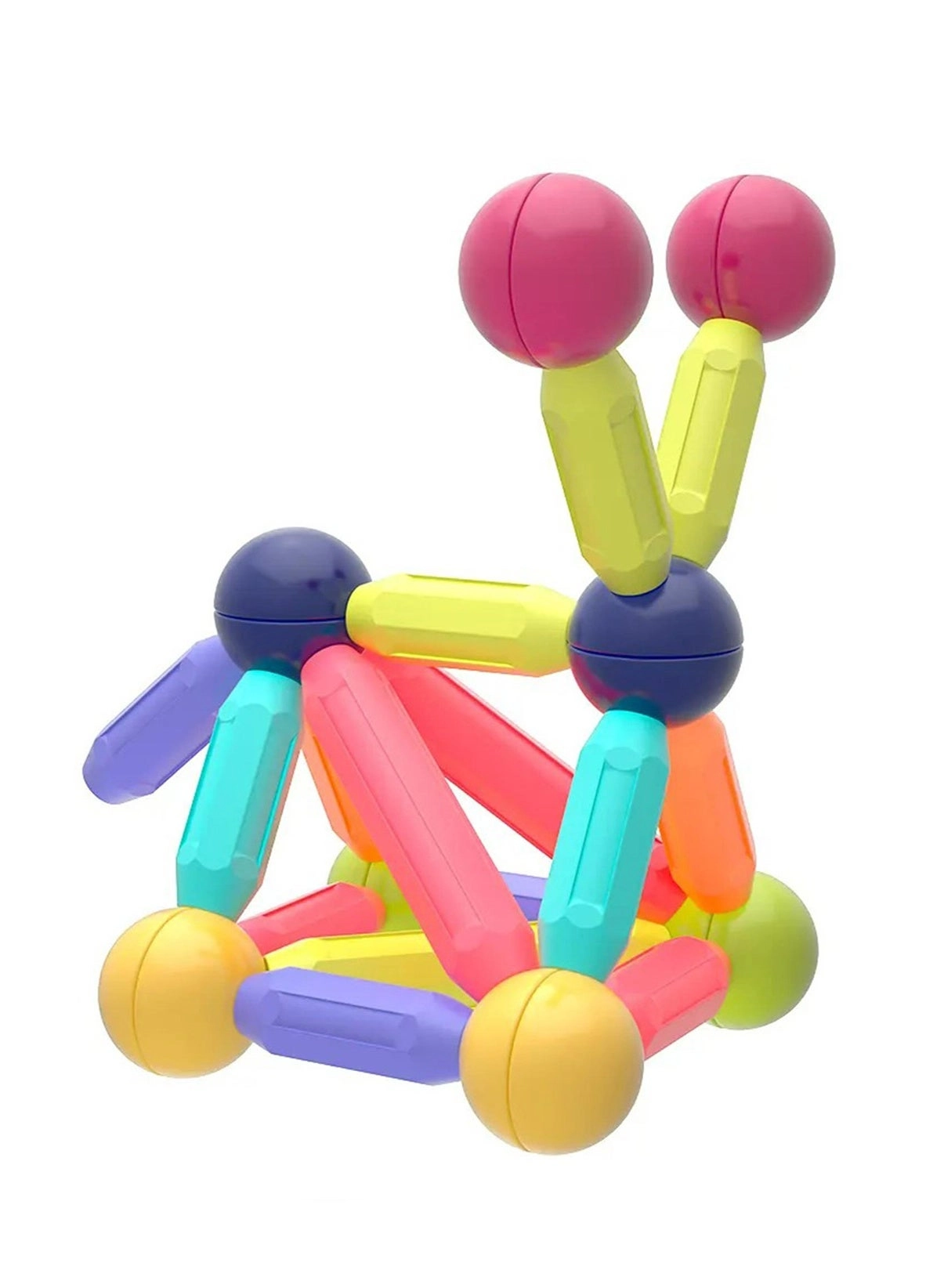 Magnetic Balls and Rods Set - Montessori STEM