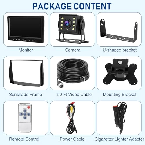 Backup Camera - 8 LED Wired 1080P