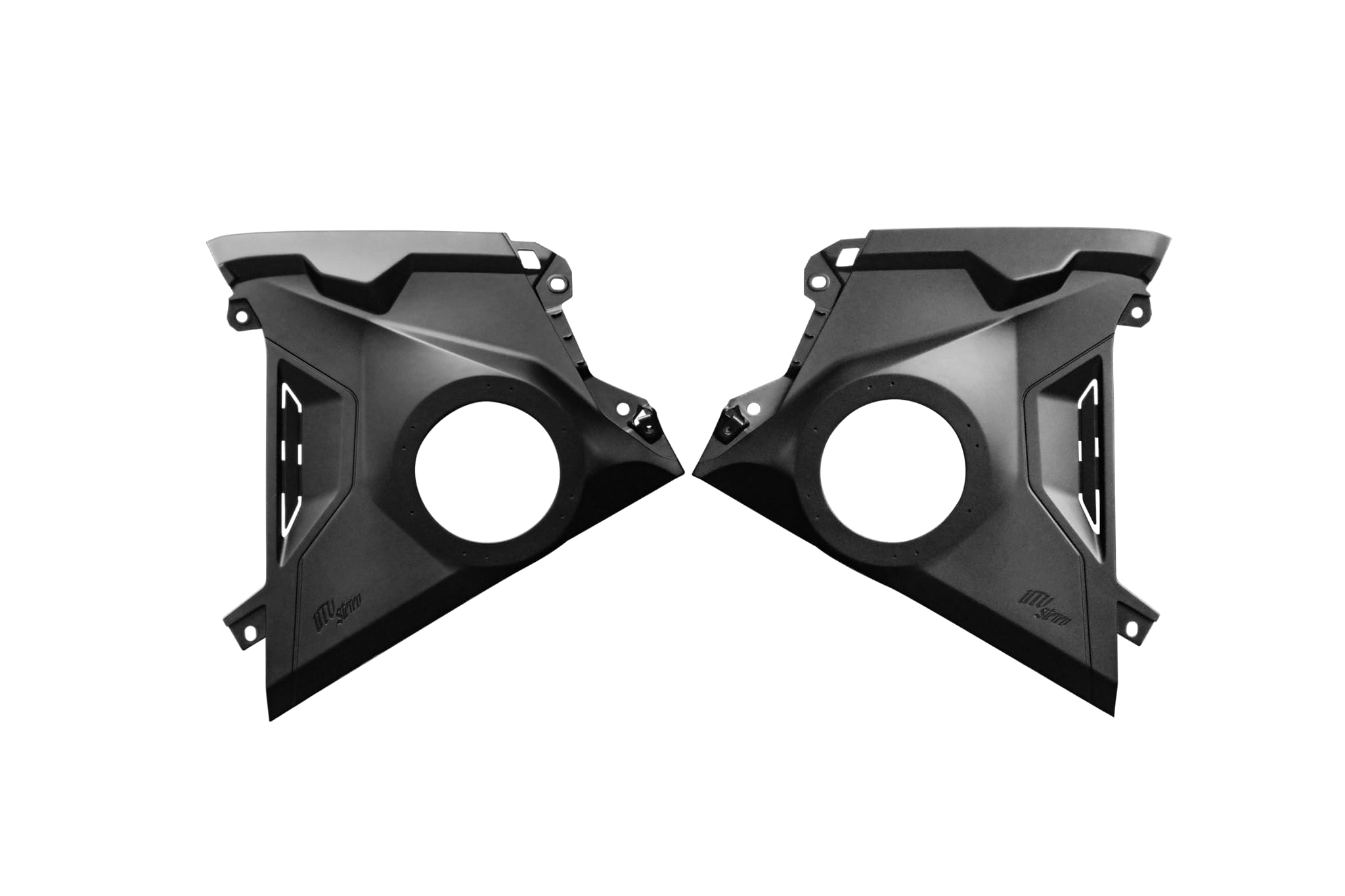 UTV Stereo Maverick R Front Dash Speaker Panels - 6.5" High-strength composite