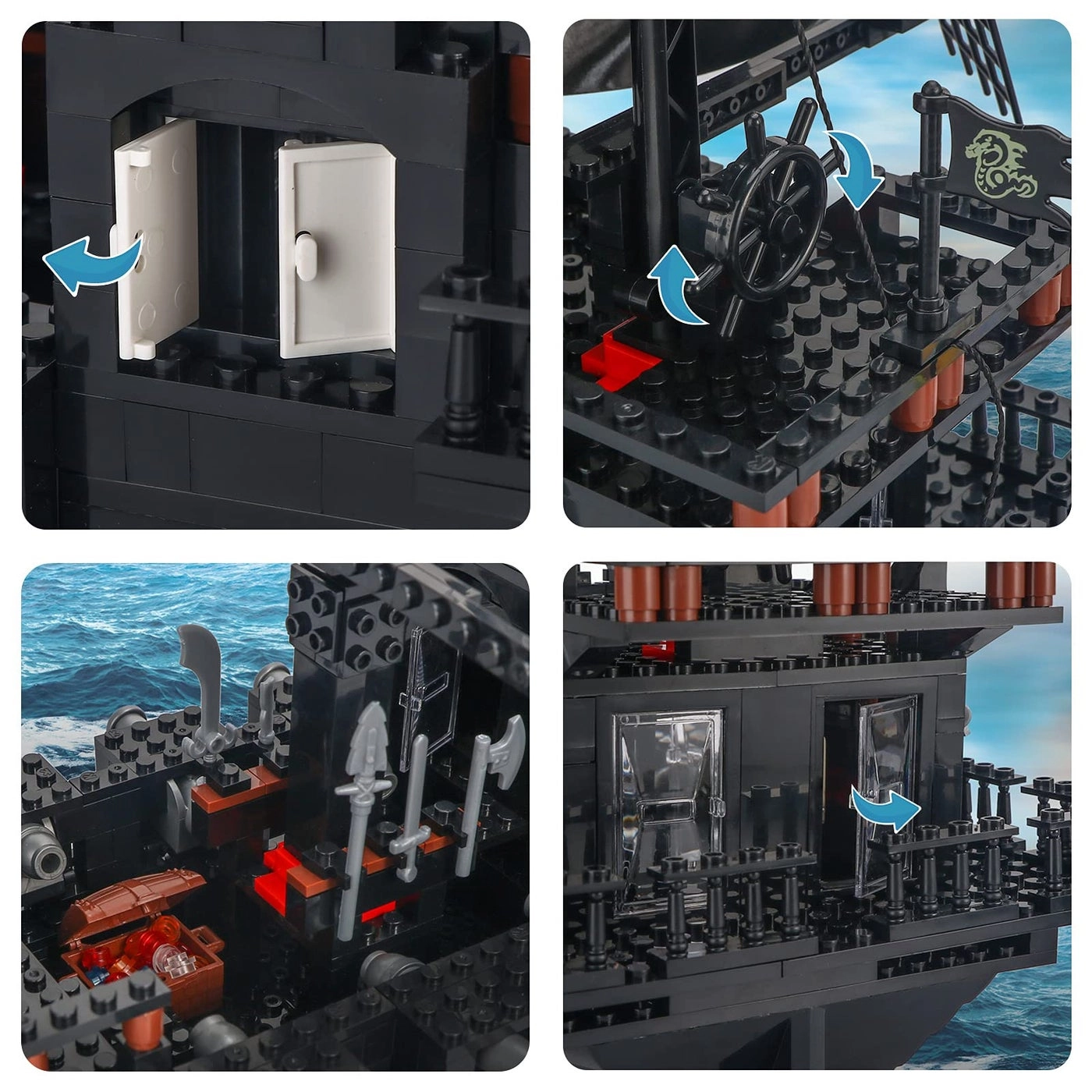 Pirate Ship - Mini Figures
