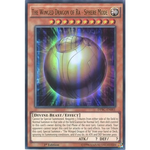 Konami YuGiOh The Winged Dragon of Ra - Sphere Mode DPBC-EN001