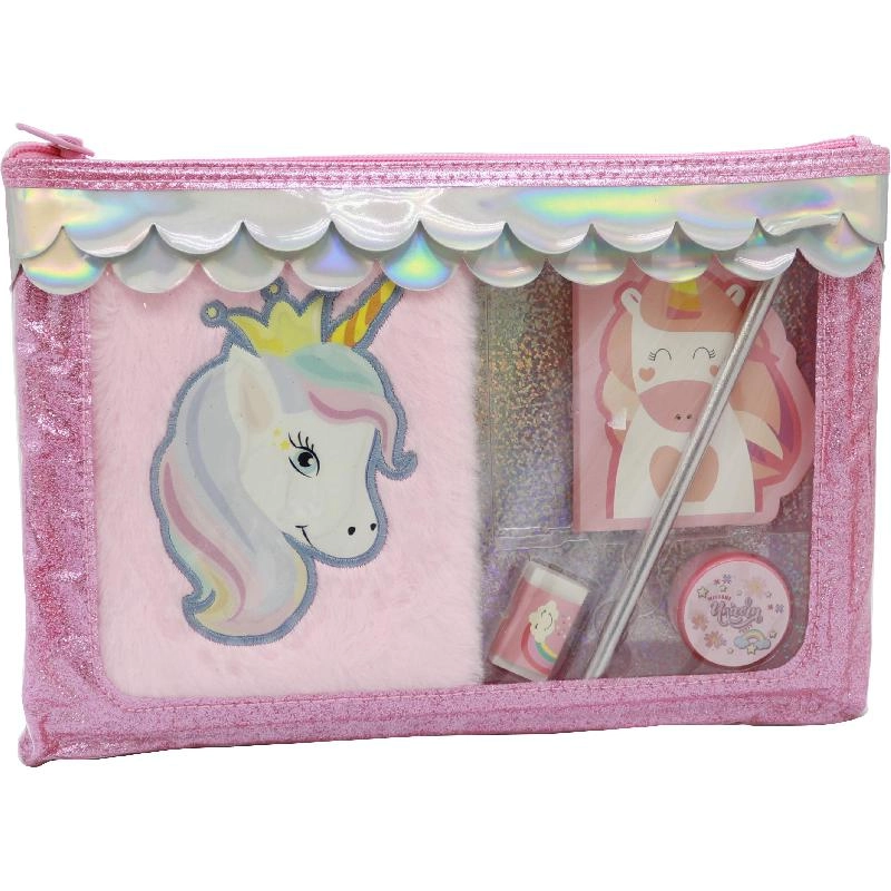 Unicorn Stationery Set - 6 Items