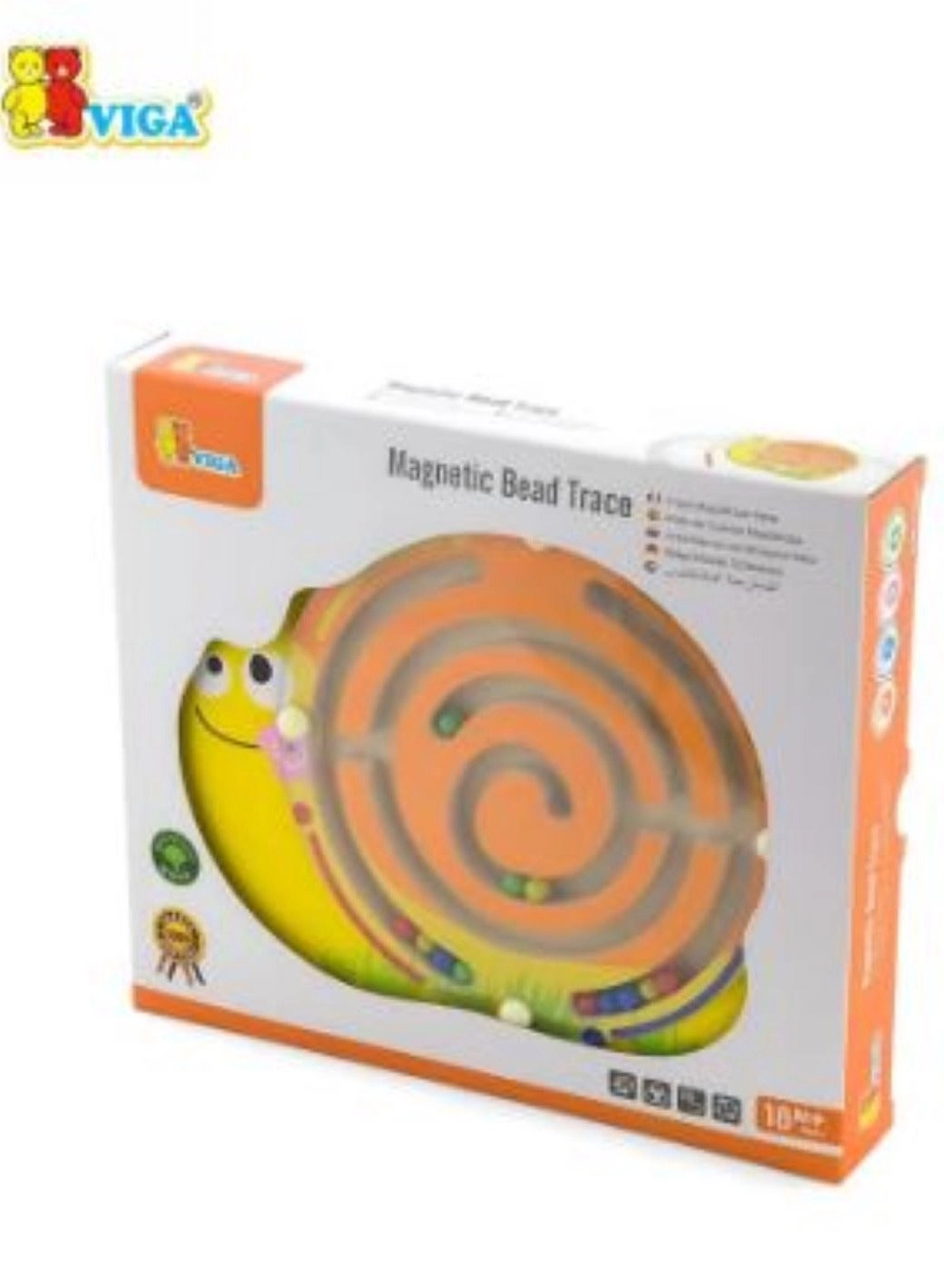 VIGA Magnetic Bead Trace - Snail - 18-24 Months