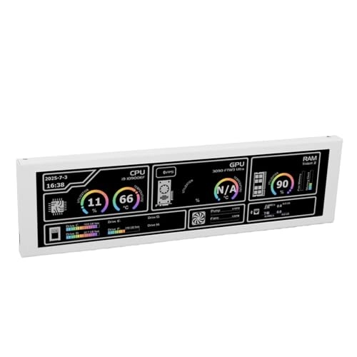 PC Temperature Display Panel - Bewinnerelmhxcsgtz-12 8.8 Inches 1920x480