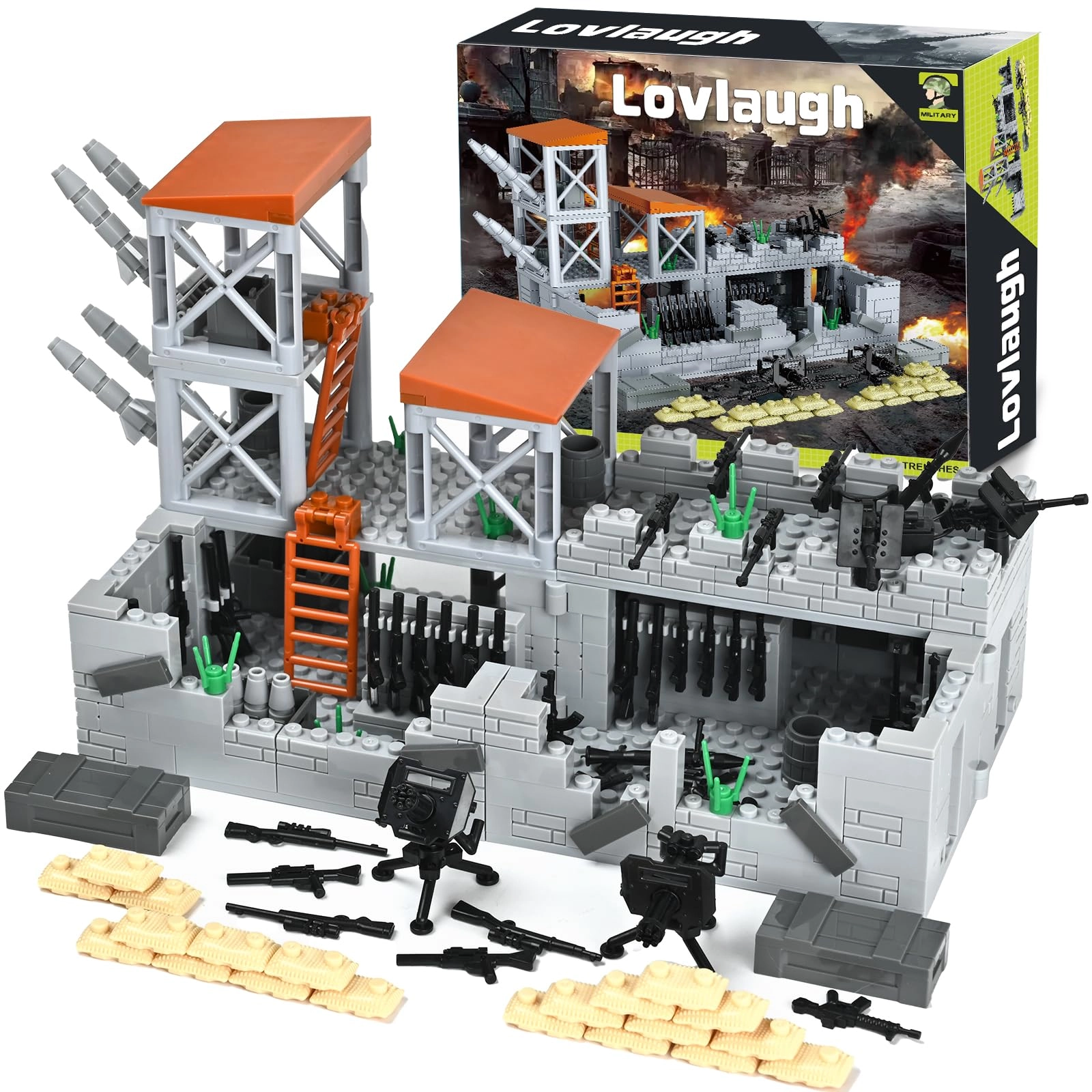 lovlaugh WW2 Military Base - 467pcs