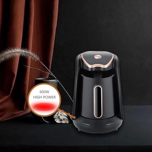 Turkish Coffee Maker - 1-4 Cups One-Touch Anti-Overflow