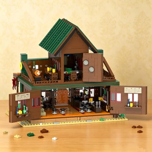 Wild Western Tavern Lighting Building Set - 1966 pcs