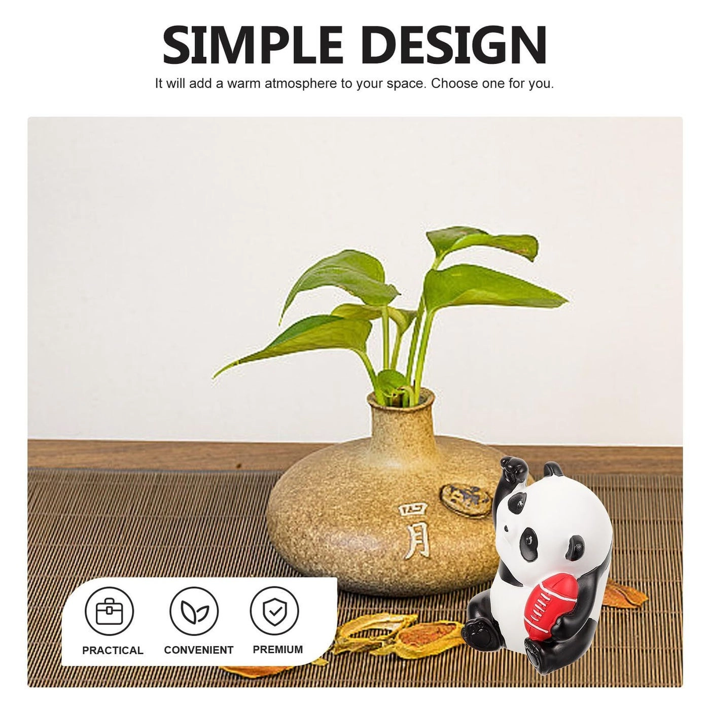 Panda Statue - Synthetic resin