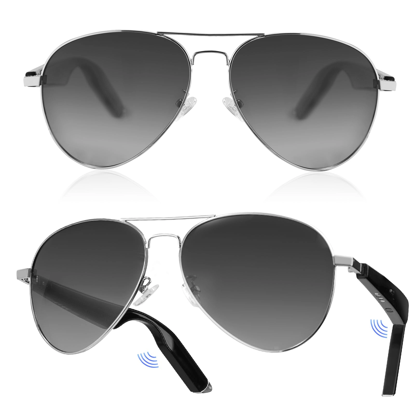 COSMOING Smart Glasses - Bluetooth 5.3 UV400 Polarized Stereo Audio