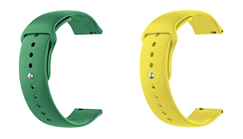 2 Pack 20mm Silicone Watch Band for Sekonda Motion