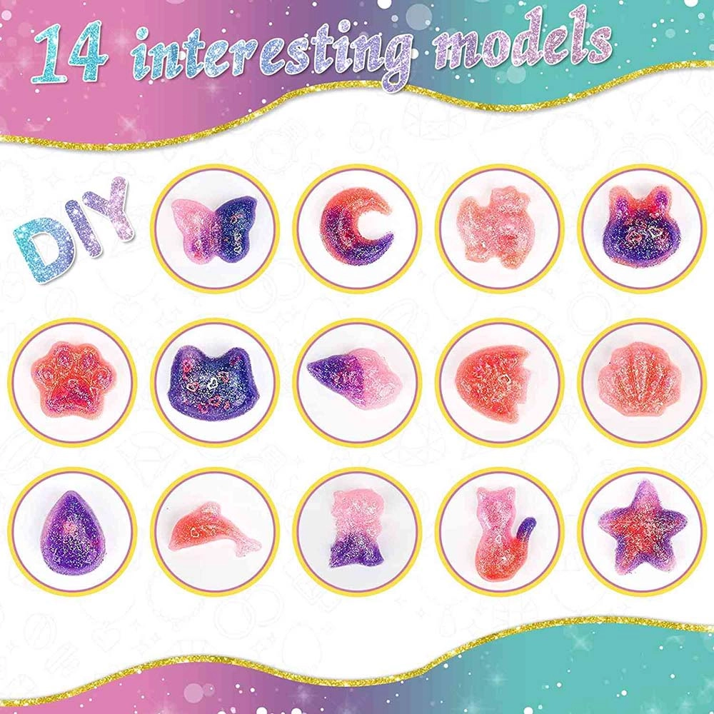 Jelly Jewellery Craft Kit - 27pcs DIY Kids