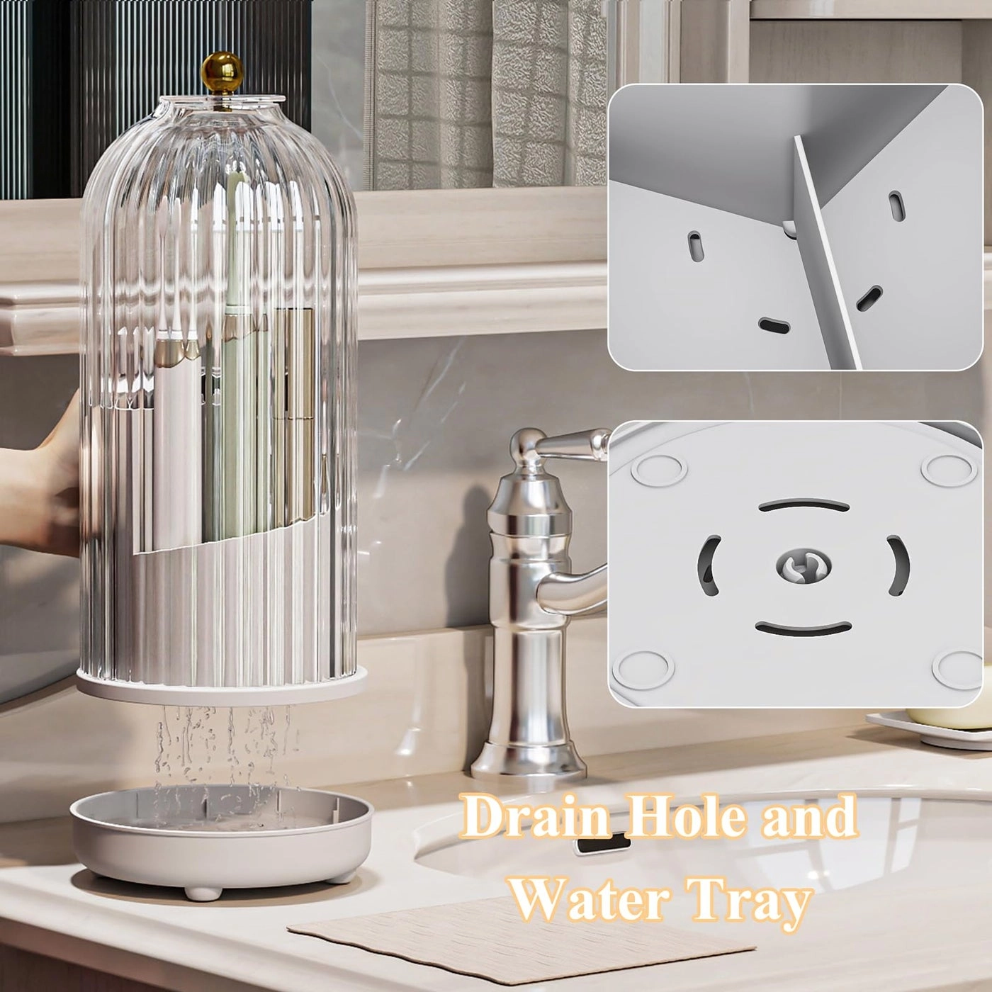 Dustproof Toothbrush Holder