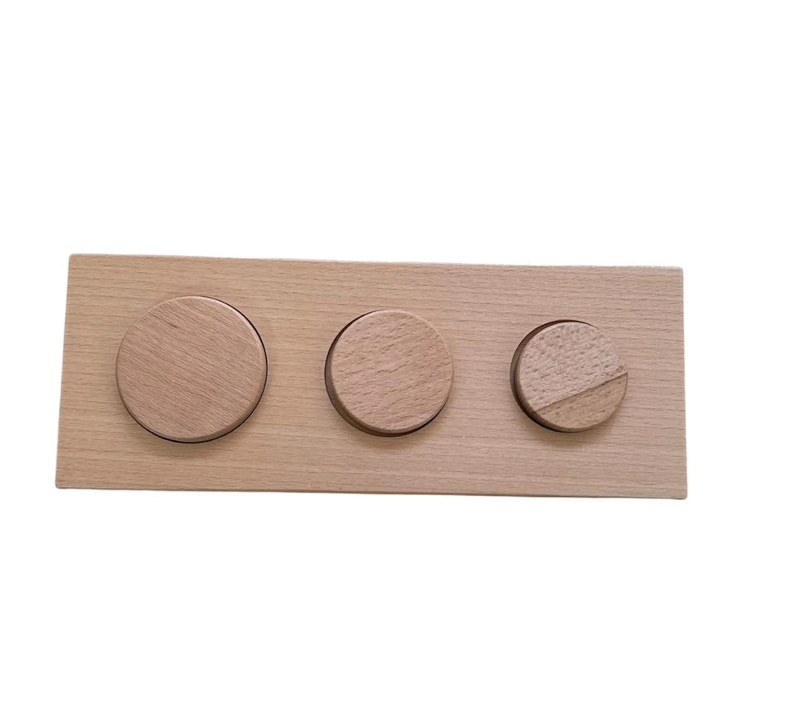 Edu Fun Grading Wooden Circle Strip - Suitable for 12 months and above 4 pieces